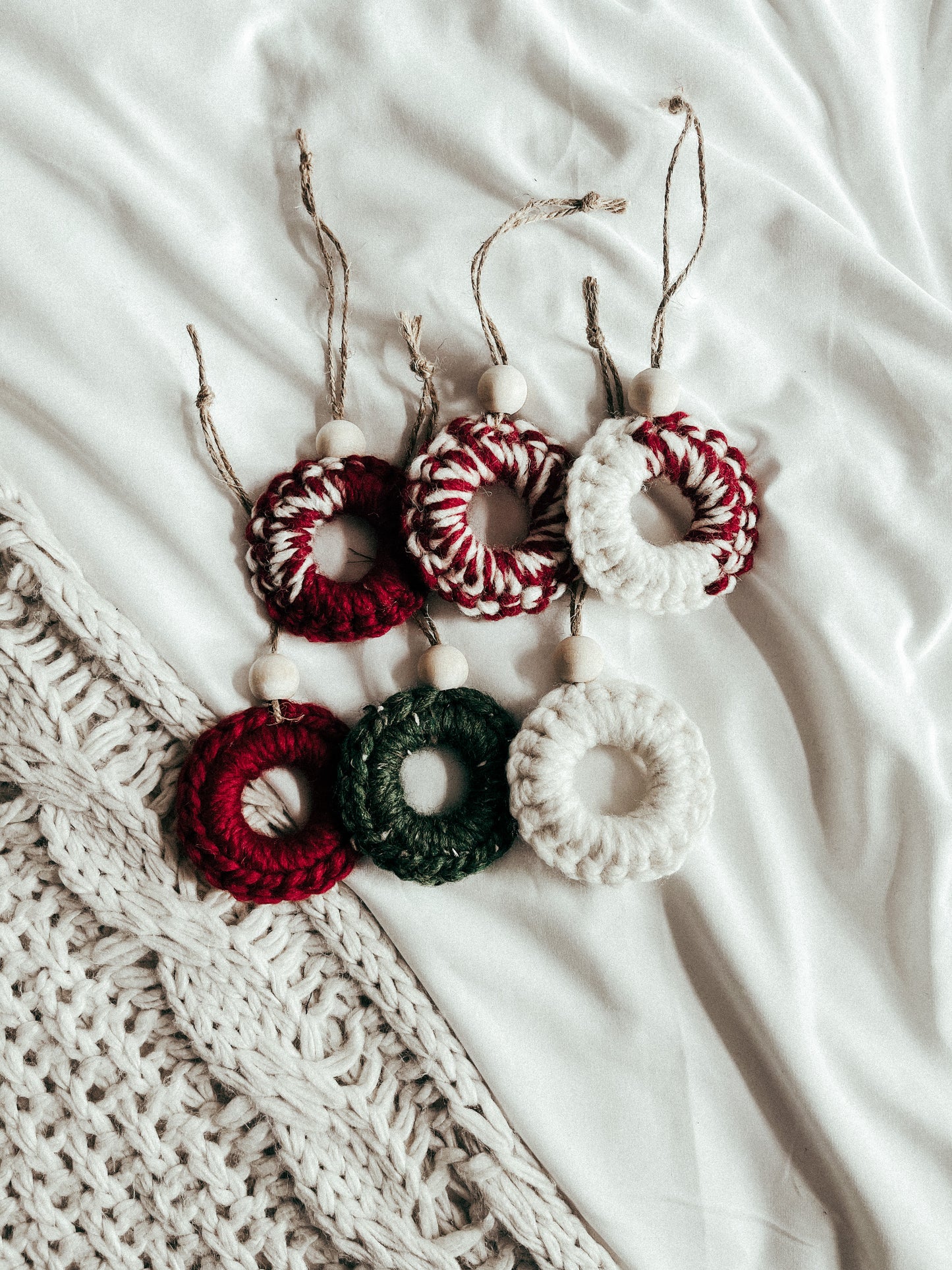 Crochet Wreath Ornaments