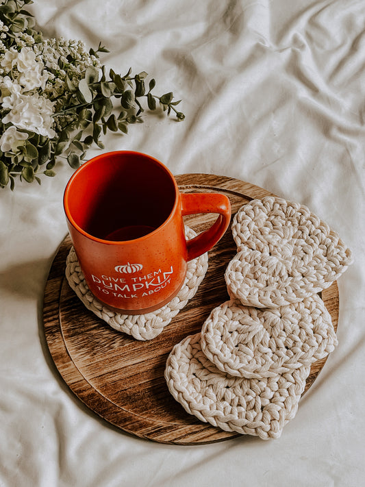 Heart Shaped Farmhouse Coaster